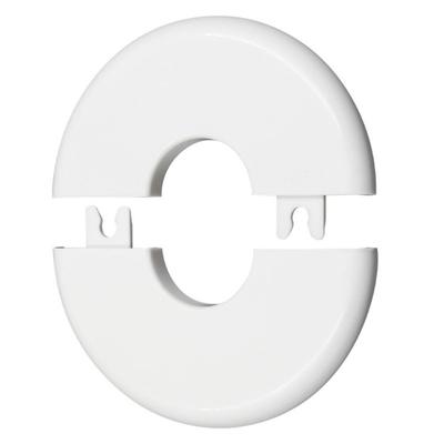 Splittable Wall Hole Decorative Cover White Self-adhesive Wall Split Flange Round Water Pipes Hole Cover Plumbing Floor Ceiling