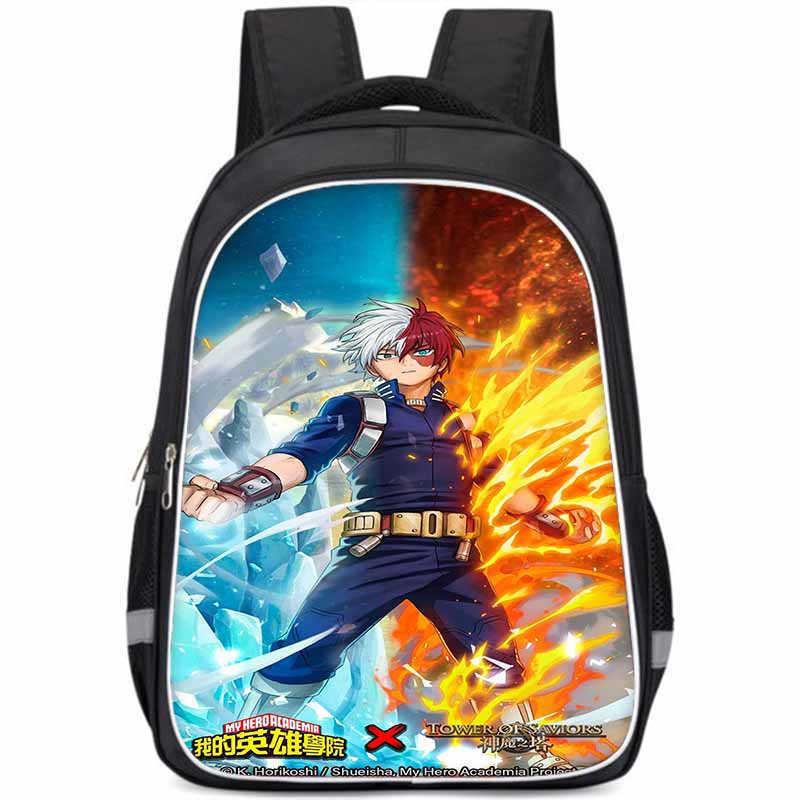 My Hero Academia Large Capacity Lightweight Oxford Fabric Backpack For Kids