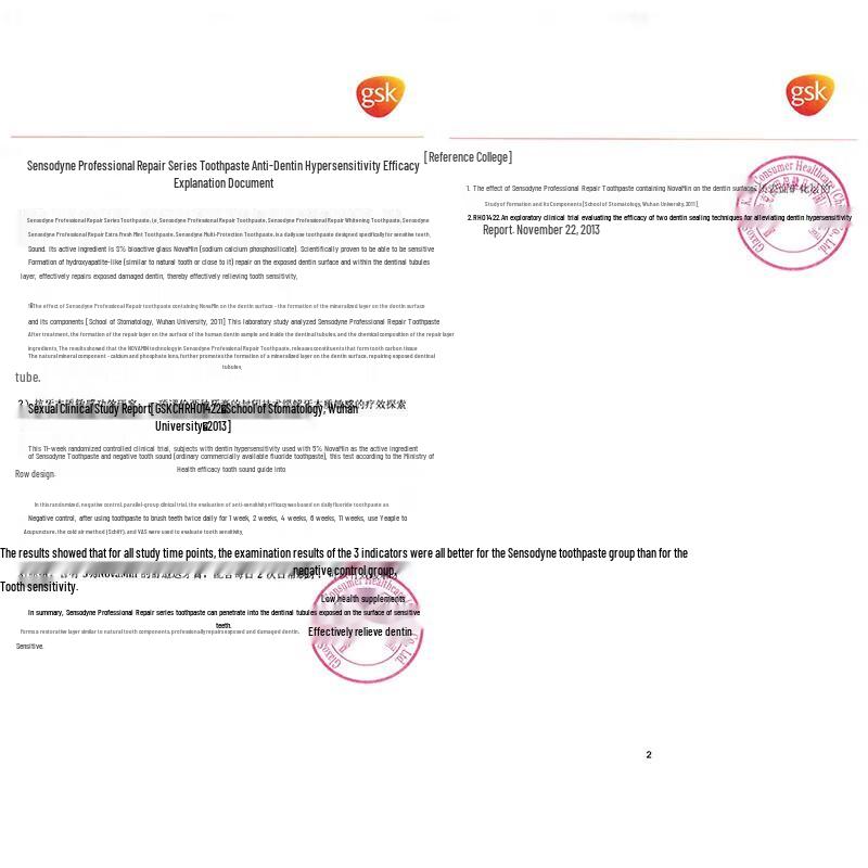 Sensodyne Professional Repair & Whitening Fluoride Toothpaste