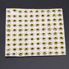 Fish Eyes Sticker Fishing Lures Eyes 3D Holographic Simulation Artificial Fishing Lure Eyes Sticker SetGold