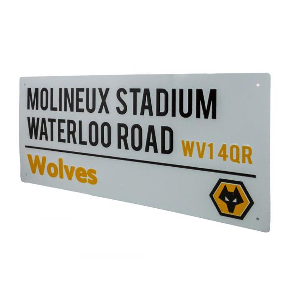 Wolverhampton Wanderers FC Molineux Stadium Waterloo Road Light Street Sign