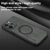 For Magsafe Wireless Charging Leather Case For iPhone 15 Pro Max 14 13 12 Pro Max Plus 11 Luxury Sheepskin Iron Ring Phone Cover