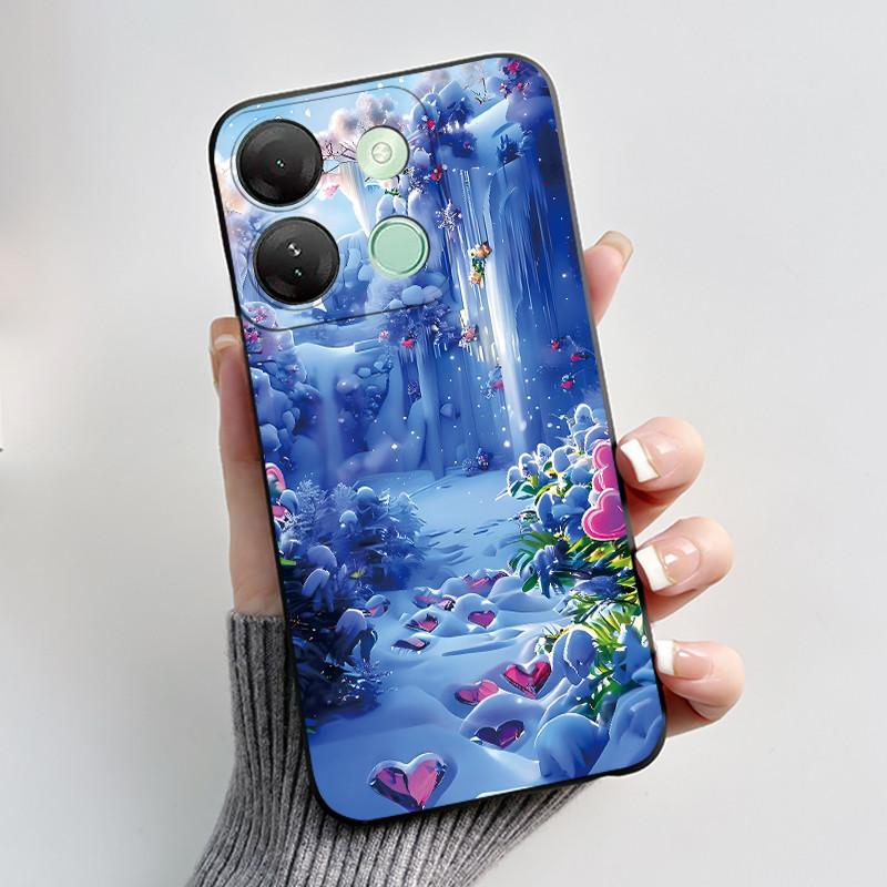Cute Case For Infinix Smart 7 HD / Smart 7 Plus Fundas Coque Printing Shell Protective Cover Soft Silicone Cartoon Phone Casing