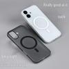 Ultra-Thin Magnetic PP Protective Case for iPhone 17 Pro Max - Transparent Frosted Hard Shell.
