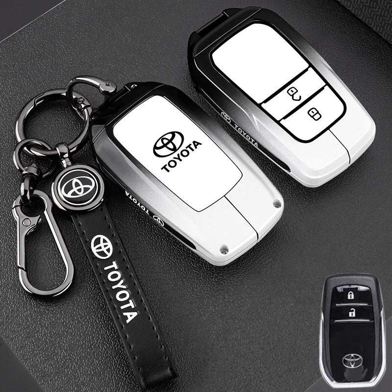 Car Key Case Fob Cover For Toyota Auris Corolla Avensis Verso Yaris Aygo Scion TC IM Camry RAV4 Forturner Car Accessories