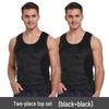 Men's Winter Double-Sided Golden Velvet Vest with Fleece, Thickened for Warmth; Round Neck Waistcoat & Base Layer for Cold Protection