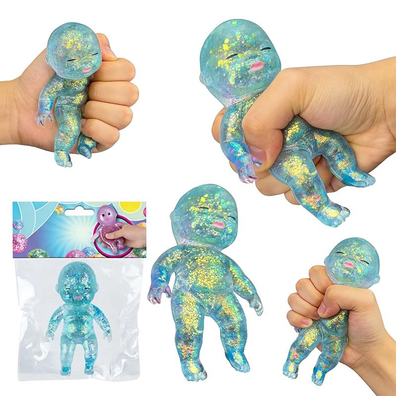 Baby Squeeze Toy Squishy Baby Slow Stress Ball Rebound Decompression Toy For Adult Kid Relieve Stress