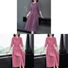Modale Fabric Abstract Pattern Slant Shoulder Midi Dress For Streetwear Style
