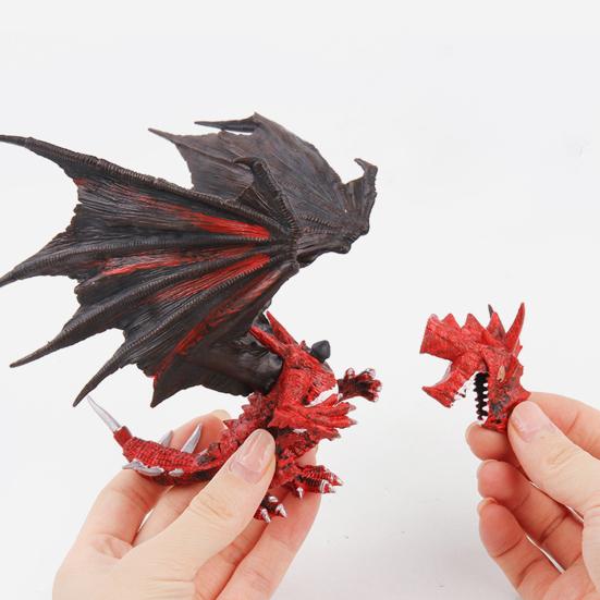 Simulation Plastic Cement Dinosaur Flying Dragon Model Children Gift for Kids