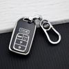 5/6 Buttons TPU Car Key Case Cover for Honda Civic Accord CRV Pilot Odyssey Ridgeline Passport Soft Key Bag Protector Keychain