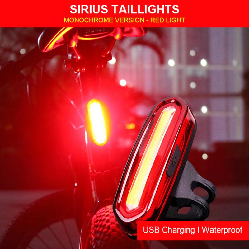 Rechargeable Bicycle Tail Warning Light