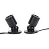 2pcs Display Spotlight Round USB Aluminum Alloy 360 degrees  Rotating Jewelry Showcase Display Light for Wine Cabinet