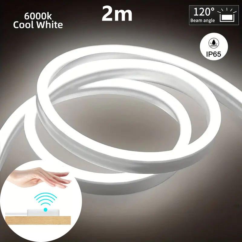 1-5m Neon Led Strip Light Induction Sensor Dimmer Switch Control Flexible Neon Sign Outdoor Lamp Waterproof Tape Rope Home Decor