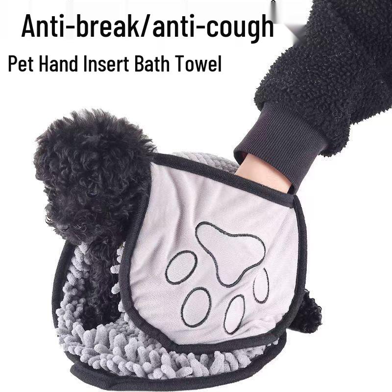 Asciugamano in Microfibra per Bagno e Asciugatura Animali Domestici per Cani e Gatti - Asciugatura Rapida, Altamente Assorbente