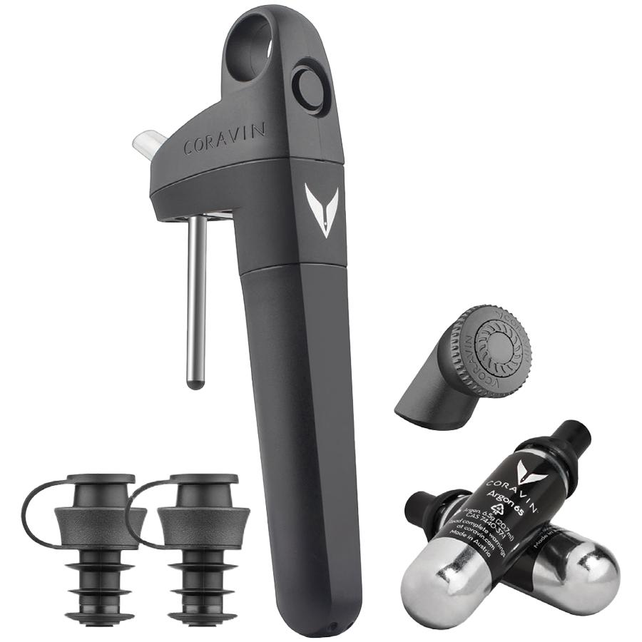 CORAVIN Pivot Plus, Sistema di Conservazione del Vino, Nero