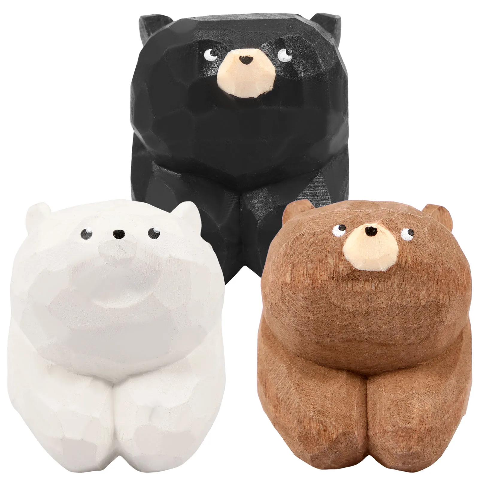 

Миниатюрная статуэтка медведя, креативная статуэтка ручной работы, украшения в виде медведя, украшение для дома, детской комнаты, художественная скульптура, поделки, детские игрушки, подарки