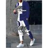 Beliebte Herren Langarm T-Shirts Hosen Set 3D Krone König Druck Herren Sportbekleidung Sommer 2025 Neuer Trainingsanzug Jogger 2-teilige Outfits