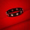 Mit Sternen besetztes Punk-Stil PU-Lederarmband