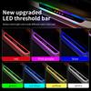[Customized] Car Door Illuminated Sill Light Logo Projector Lamp USB Power Moving LED Welcome Pedal Car Scuff Plate Pedal Light