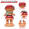Christmas Gingerbread Decoration Ornament Cute Decorative Sculpture Resin Figurine for Mantel,