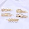 Bow Hairpin Women'S Alloy Hairpin Women'S Side One-Word Clip Edge Clip Pearl Bangs Clip Hair Accessories
