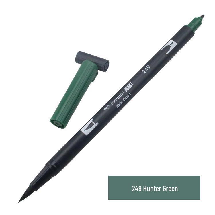 Tombow ABT Warm Color Double-Ended Watercolor Brush Pen for Students