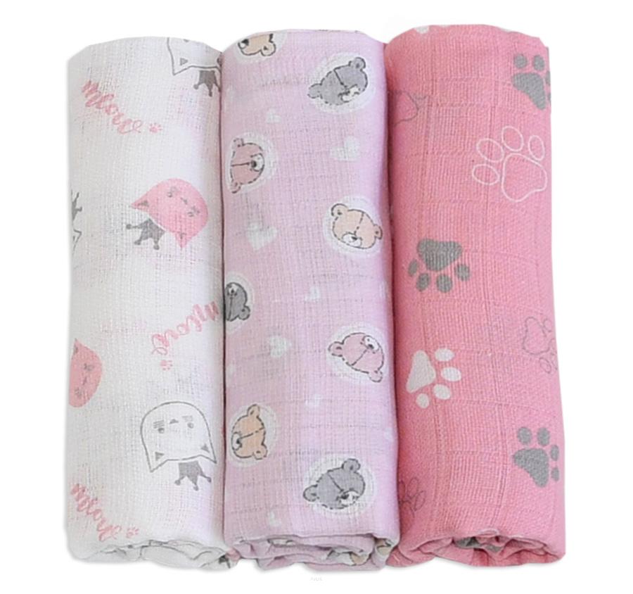 Cloth diapers 3 pieces (set P)