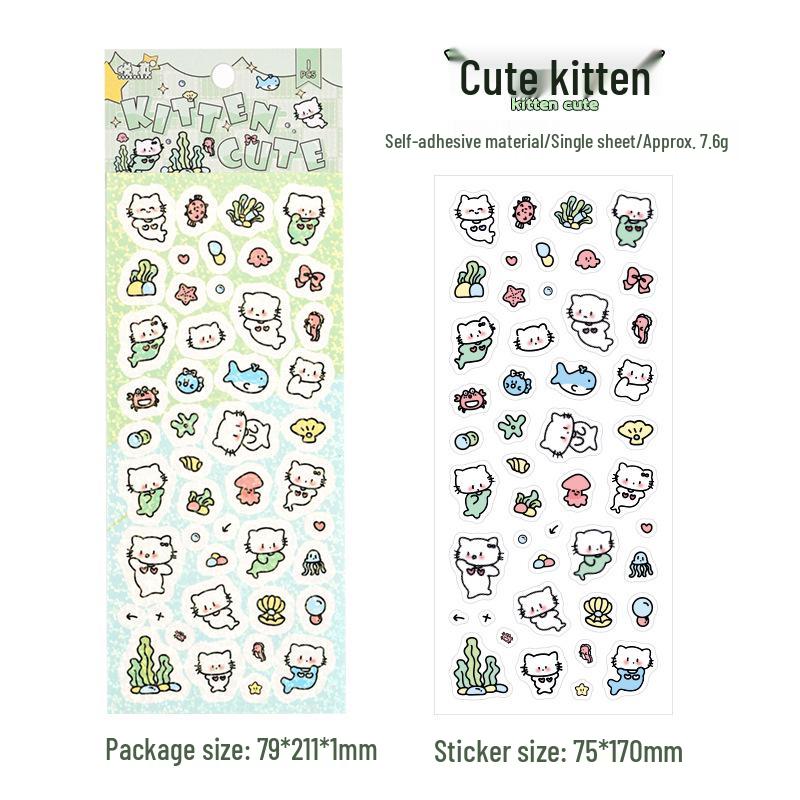Yuezhen Tongmeng Paradise Die-cut Cartoon Stickers for Children's Journals