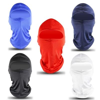 Summer Ice Silk Sun Protection Hood Men's Cycling Mask Balaklava Full Face Cover Wind and UV Motocross Helmet Lining Hat