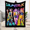 Huntrx Cyberpunk Fashion Blanket Comfortable Perfect for Chair Sofa Seaside All-Season Use Digital Print Best Holiday Gift for Friends Family