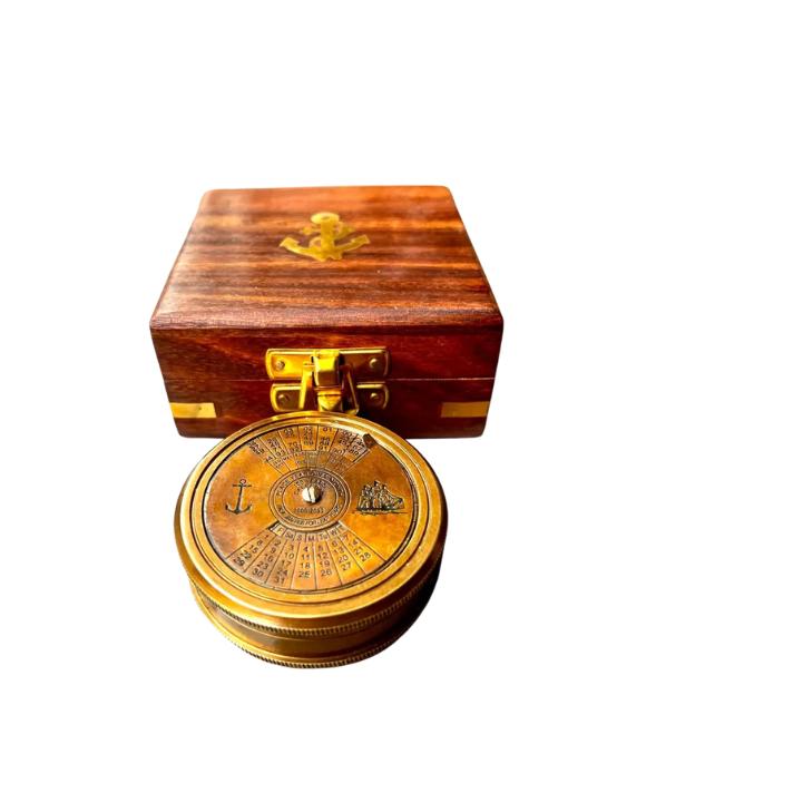 Antique Vintage Brass Pocket Compass Brass Nautical Compass Marine Compass Gift