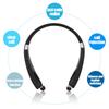 SX 991 Foldable Neck Hanging Type Telescopic Headset Wireless Bluetooth Earphone(Black)