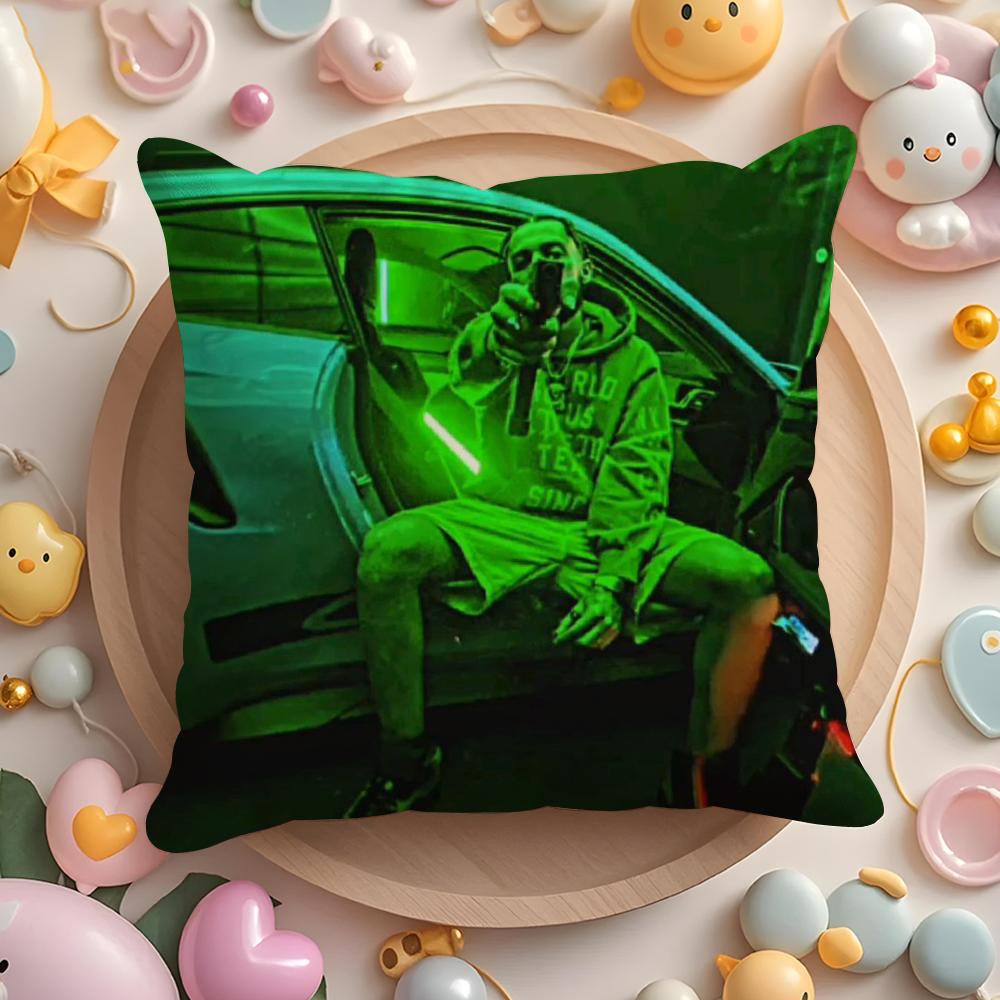 Rapper J-Jc Reyes Pillow Case Short Plush Double-Sided Printing Home Machine Washable in Warm Winter Cushion Cover