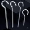 Galvanized Closed Eye Screw Hook with Ring Bolt
