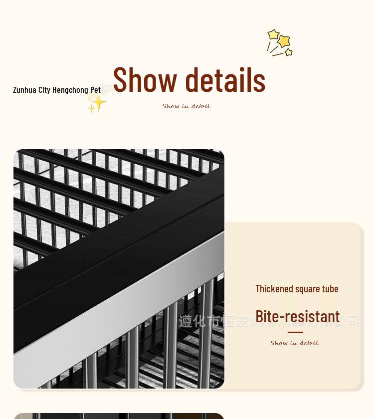 Extra Large Outdoor Chicken Cage with Egg Tray and Secure Enclosure