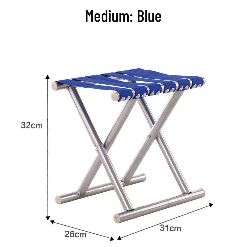 Portable Folding Backrest Chair for Camping, Fishing, Home, and Outdoor Use