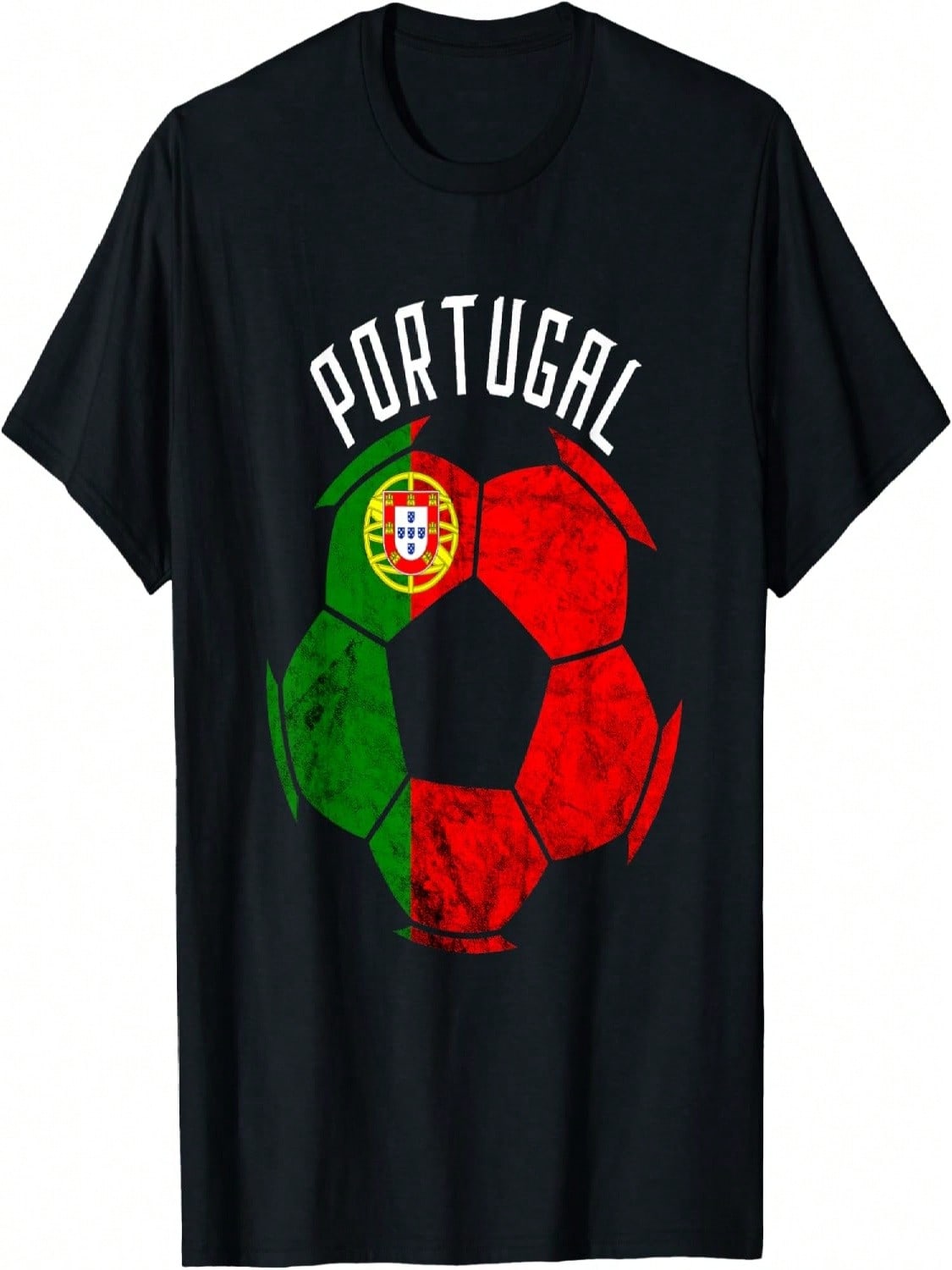 Portugal Flag Portuguese Pride Portuguese Soccer Player Ball T-Shirt S разноцветный