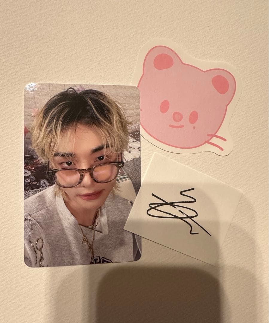 [USED] STRAYKIDS Korean Fan Meeting Offline Bonus Photocard: Hyunjin