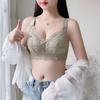 Summer Bra Women's Thin Bra Women's Underwire Bra Gathered Chest Gathered Accessory Bra Plus Size Bra