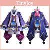Impact Genshin Qiqi Zombie Cosplay Costume Hat Fancy Dresses Outfit Halloween