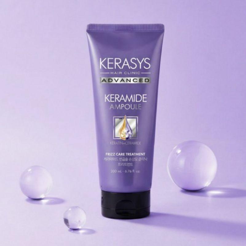 Kerasys Ceramide Clinic Hair Treatment for Wavy & Damaged Hair 200ml × 3pcs – Nourishing Hair Treatment