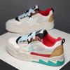 2024 New Outdoor Anti Slip Sports Shoes Top Spring and Autumn PU Board Shoes Fashion Student Sulfide Casual Running Shoes Size44