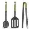 Tefal Kitchen Tool 3-Piece Set 2in1 Cooking Utensils (SpoonTurnerTongs) Heat Resistant Dishwasher Safe Time-Saving Convenient Life Moving Celebration