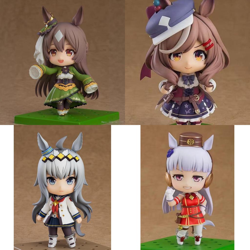 Uma Musume Pvc Figure Model Toy With Interchangeable Faces For Collectors And Fans