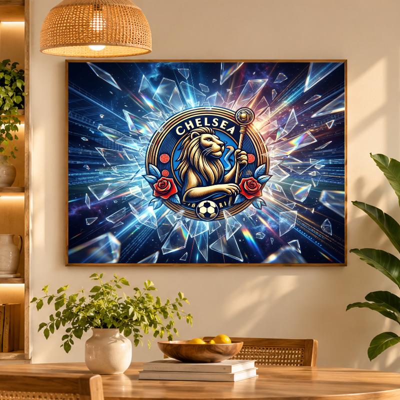 5D Diamond Painting Chelsea FC DIY Full Drill Diamond Art Kit Home Decoration