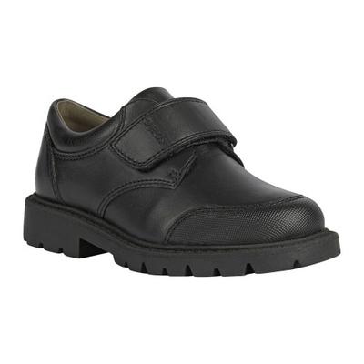 Boys Shaylax Leather School Shoes