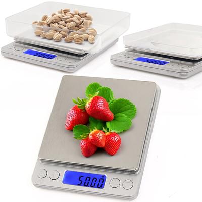 Precise Electronic Kitchen Scale for Jewelry 500g 0.01g Two Containers