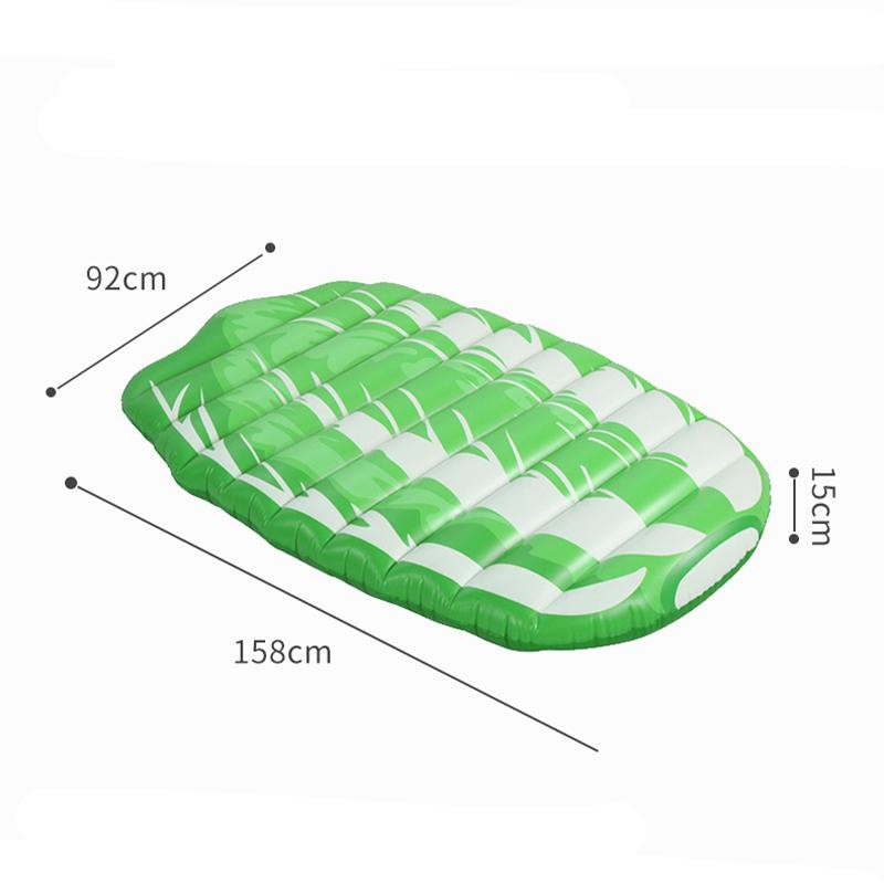 

Childrens Large Vegetable And Carrot Inflatable Water Mount Raft Floating зелений