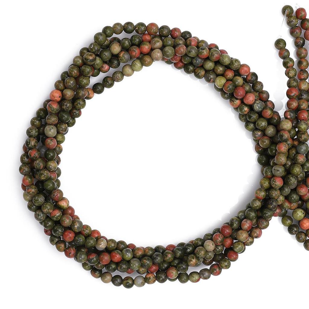 Koraliki z kamienia naturalnego Okrągłe luźne koraliki Diy Koraliki do wyrobu biżuterii Strand 15