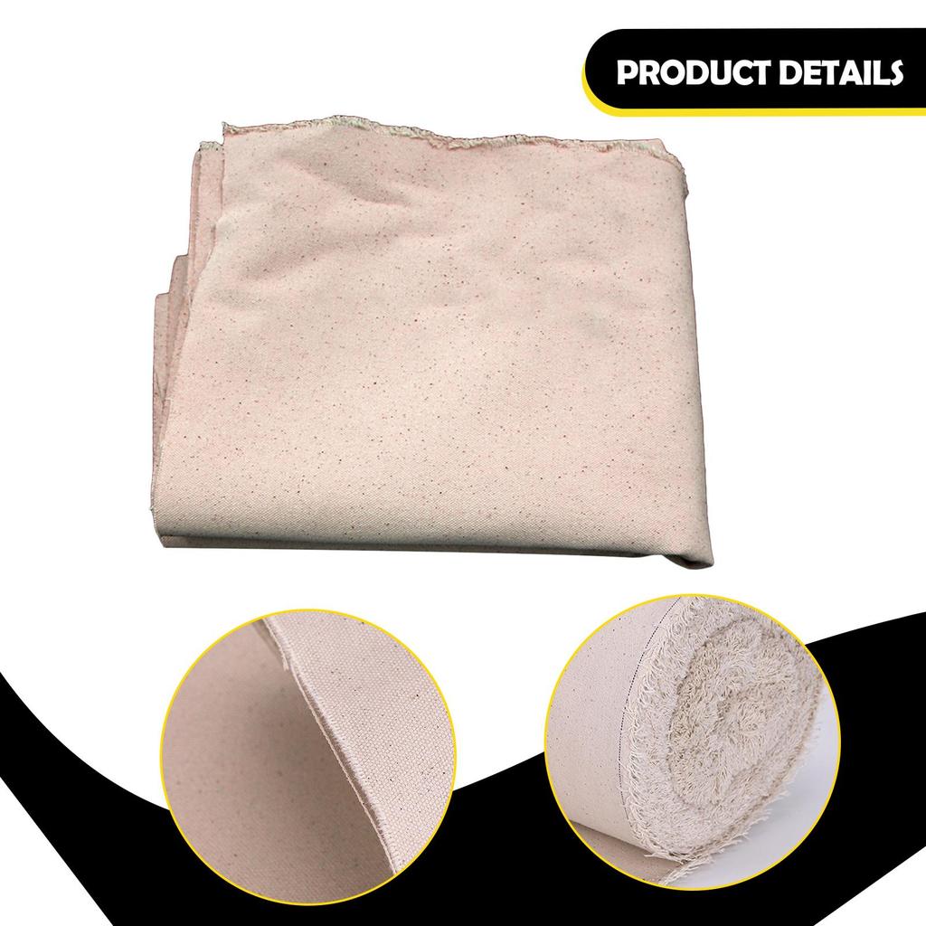 Single Sided Fusible Canvas Interfacing Roll for Tablecloths Curtains Banners Handmade Craft Sewing